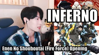 Mrs. GREEN APPLE - INFERNO - FIRE FORCE OP [Enen no Shouboutai] Cover by RU