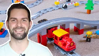 How to extend your LEGO DUPLO Steam Train set - Train Tracks and Train Bridge Review