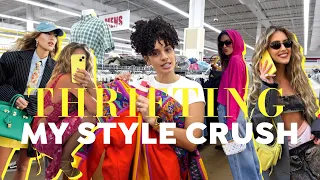 COME THRIFTING WITH ME | outfits inspired by my style crush