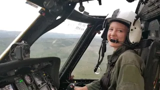 Teen firefighting helicopter pilot Ashli Blain