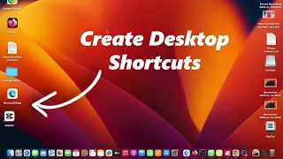 MacOS Ventura: How To Create Desktop Shortcuts On Mac/MacBook