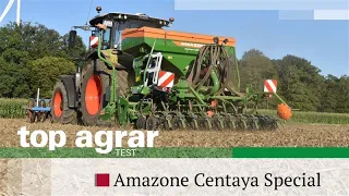 Die "einfache" pneumatische Sämaschine Centaya von Amazone im top agrar Praxistest