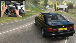 400HP BMW M5 E34 - Forza Horizon 4 | (Logitech g29 + Shifter) gameplay