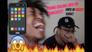 Lowball Prank Calling Craigslist Ads! | I GOT CALLED A N!@@ER!!