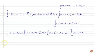 `int_0^4(|x-1|+|x-2|+|x-3|)dx=`