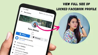 How to view profile picture of locked facebook profile