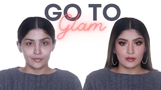 My Current Go To Glam Makeup Tutorial | Faux Wing & Glossy Lips | Shreya Jain