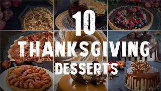 10 Thanksgiving Dessert Recipes