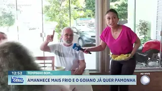 TEMPINHO BOM: HOJE O DIA AMANHECEU MAIS FRIO. ESFRIOU O GOIANO JÁ PENSA NA PAMONHA