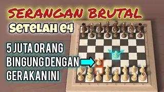 Jebakan keren 8 langkah setelah e4 opening | New trap