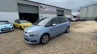 2014 Citroen Grand C4 Picasso 1.6 e-HDI Airdream Exclusive+ MPV ETG6 Euro 5