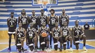 استقبال الابطال فريق كرة السلة في أرض الوطن جنوب السودان