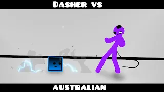 When a Dasher fights Australian man (Robby vs Doughnut Pit Fights)(Read desc pls).