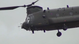 Royal Air Force Chinook - RIAT 2014 Display & departure