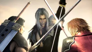 Sephiroth vs Angeal & Genesis - Final Fantasy VII Crisis Core Reunion (PS5 HD 60fps)