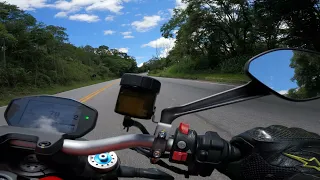 Ducati Monster 1200S - Carving the mountains - POV