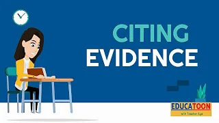 Cite Evidence to Support a General Statement