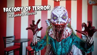 Factory of Terror Haunted House - HALLOWEEN Haunt Behind The Scenes Tour (Canton, OH)   4K