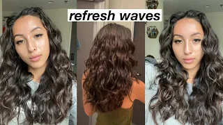 HOW TO REFRESH WAVY HAIR + hair q&a