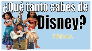 ¿Qué tanto sabes de Disney? Preguntas Trivia Quiz Test Reto Curiosidades Peliculas Disney