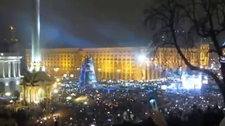 Kiev Maidan New Year 2014         Новий рік на Майдані