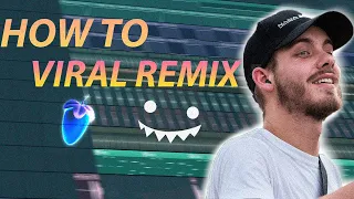 HOW TO MAKE A *VIRAL* REMIX - FL STUDIO 20 TUTORIAL (+FLP & STEMS)