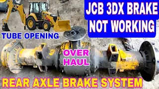 JCB Backhoe Rear Axle Overhaul, Brake Not Working in Jcb 3dx Backhoe, How To Remove Jcb Brake System