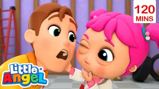 Visit to the Doctor's | Little Angel | Kids Songs Compilation