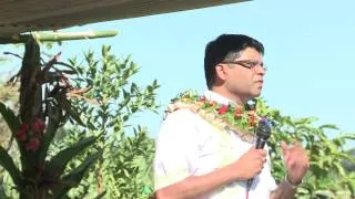 Fijian Attorney General Aiyaz Sayed-Khaiyum launched Sabeto Horse Race Tournament 2014.