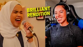 PUTRI ARIANI ft. DWIKI DARMAWAN - OVER THE RAINBOW (cover) // LATINA REACTS