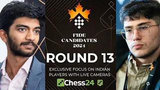 FIDE CANDIDATES 2024 DAY 13 | Commentary by Samay, Tania, Sahil, Sahaj