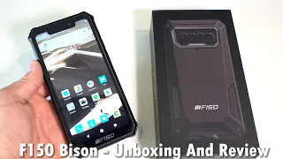 Oukitel F150 Bison - Rugged Phone For $110 - 8000 mAh Monster Battery! Unboxing And Review
