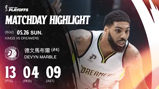 德文馬布爾13分9助攻 巧妙串聯球隊進攻端 ｜Match Day Highlights #PLG #唯有籃球 #決不退讓