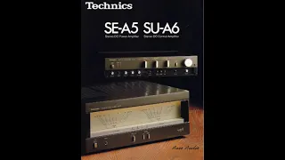 Technics SE-A5 SU-A6 Brochure ( English Language )