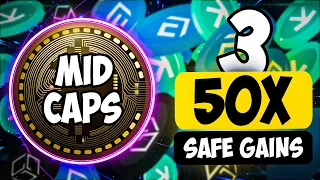 Top 3 Midcap Crypto Coins For Safe 50X In 2023 (HUGE Potential)