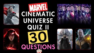 Ultimate Marvel Movie Quiz Challenge🍿30 Questions in 5 Min