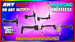 How To Get ANY BELT on ANY Outfit In GTA 5 Online! After Patch 1.68! NO TRANSFER