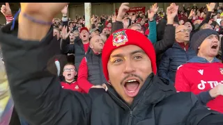 Americans first ever Wrexham AFC Game ! (Wrexham vs Colchester)