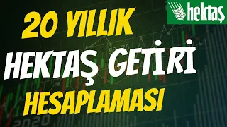 20 Yıl HEKTAŞ Yatırımı Yapsaydık Temettü Emeklisi Eder Miydi ?#hekts #uzunvade #temettü Getirisi