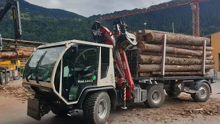 Schiltrac Forst - Wirtschaft mit Sattelauflieger