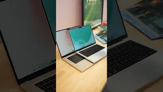 MacBook Air 15 vs MacBook Pro 14 A Size Comparison! 👨‍💻