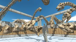 Skeleton Sauropod Feeding Zone Animal Revolt Battle Simulator