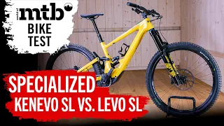 2022 Specialized Turbo Kenevo SL VS. Specialized Turbo Levo SL I E Bike Test I Vergleich I S Works