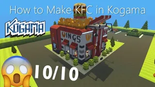 Kogama - How to make a KFC (HowToBasic Parody)