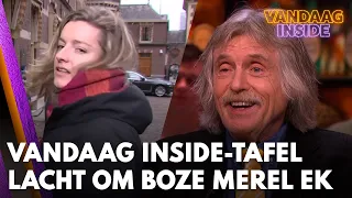 Vandaag Inside-tafel lacht om boze Merel Ek tijdens interview met Yesilgöz: ‘Hooligan!’