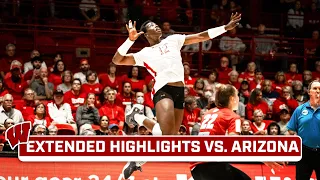 Arizona at Wisconsin | Extended Highlights | Big Ten Volleyball | Sept. 7, 2023