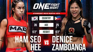 She Left NO DOUBT 👊 Ham Seo Hee's Fiery Rematch With Denice Zamboanga