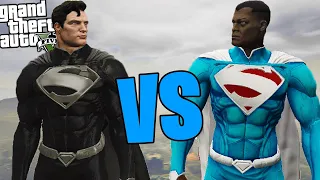 GTA 5 VAL ZOD FACED BLACK SUPERMAN IN FIGHT!? | gta 5 mods