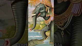 Surrender To Receive the GRACE -  Story of Elephant and Crocodile l Swami Mukundananda #shorts