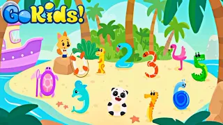 Smarty Little Fox Preschool Learning | Learn to Write and Count Numbers 1 to 10 [GoKids! Games]